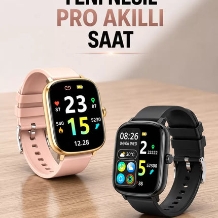 Yeni Nesil Akıllı Saat Arama Bildirimleri, Uyku & Kalp Atış Takibi