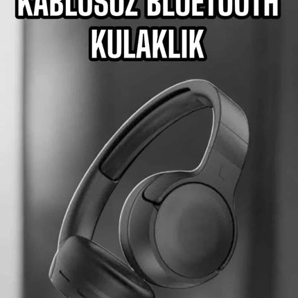 Kulak Üstü Kablosuz Bluetooth Kulaklık Gürültü Önleyici Uzun Şarj Süreli