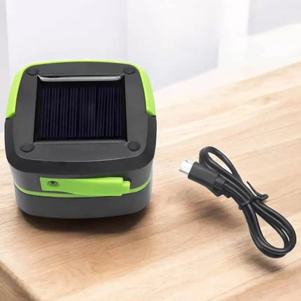 Güneş Enerjili Led Lamba Kamp Lambası Katlanabilir Lamba USB Şarjlı
