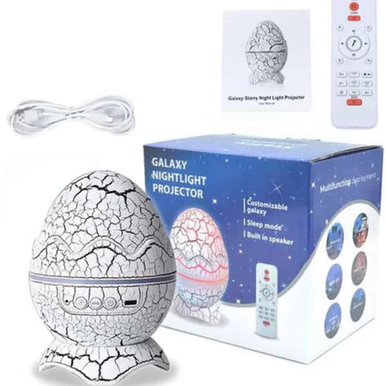 Yumurta Şeklinde Su Dalgalı Bluetooth Speaker Lamba Renkli Şarjlı