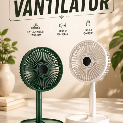 Mini Fan Soğutucu Telefon Tutucu Vantilatör