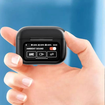 Bluetooth Kulaklık Kablosuz Ekranlı ANC/ENC Destekli Dokunmatik