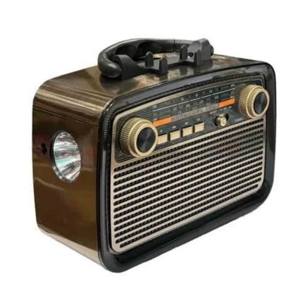 Eskitme Nostalji Tasarımlı Bluetoothlu Nostalji Radyo Ahşap Nostaljik Görünümlü