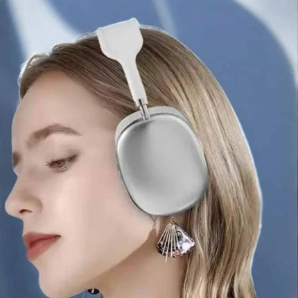 P9 Plus Kablosuz Kulak Üstü Bluetooth Kulaklık Beyaz Yüksek Ses Kaliteli