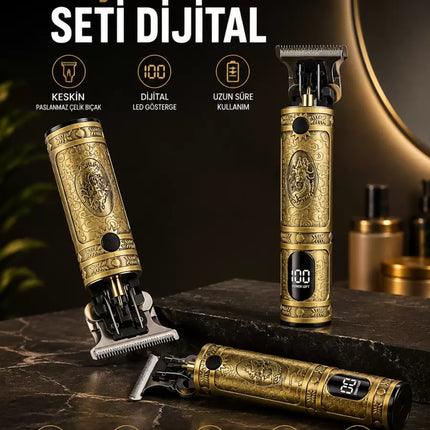 RD 378 Çizik Tıraş Makinesi Seti Dijital
