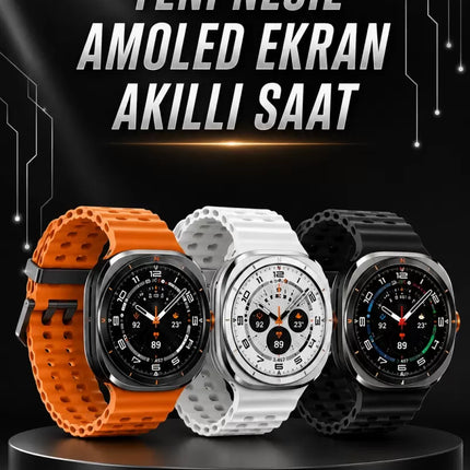 Akıllı Saat Müzik Dinleme Nabız Ölçer NFC ve GPS Uyumlu Sesli Asistan