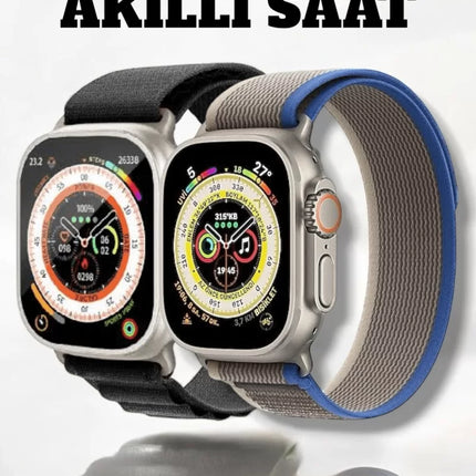 49MM Ekranlı, Kan Basıncı ve Adımsayar Özellikli Bluetooth Akıllı Saat