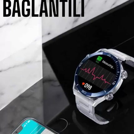 Akıllı Saat 2024 Model Arama Cevaplayan Uyku ve Sağlık Takibi