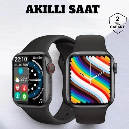 Akıllı Saat iOS ve Android ile Uyumlu Şık ve Çok Fonksiyonlu