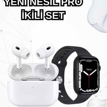 2025 Model Akıllı Saat ve Yeni Nesil Pro Bluetooth Kulaklık TWS Yüksek Ses Kaliteli