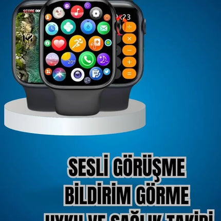 Kaliteli Akıllı Saat ve Kaliteli Bluetooth Kulaklık ANC Özelliği Uzun Pil Ömrü
