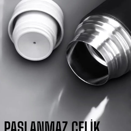 500 ml Kapasiteli Taşınabilir Basınçlı Termos Seti Günlük Kullanım için İdeal