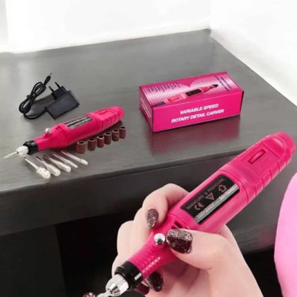 Nasır Temizleyici Manikür Pedikür Seti Elektrikli USB Girişli