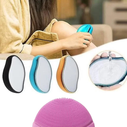 Crystal Eraser Epilasyon Aleti ve Titreşimli Yüz Temizleme Masaj Aleti