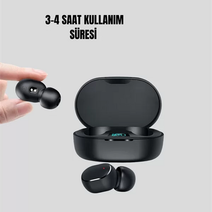 Kablosuz Kulak İçi Bluetooth Kulaklık Stereo Dokunmatik Kontrollü Kulaklık