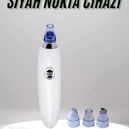 4 Başlıklı Pilli Vakumlu Siyah Nokta Temizleyici Akne Ve Sivilce Önleyici