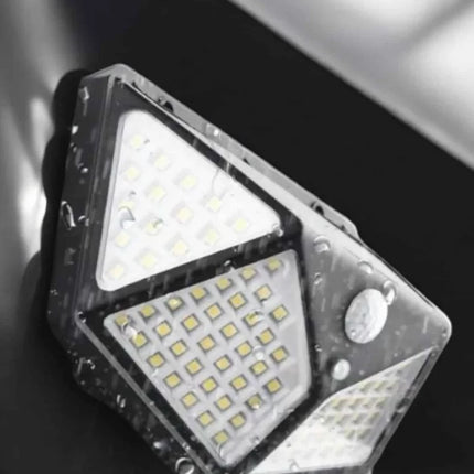 Güneş Enerjili Bahçe Aydınlatma Lambası Solar 100 Led Lamba