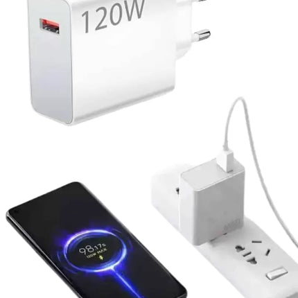 Turbo Hızlı Şarj Destekli 120W USB-C Şarj Seti