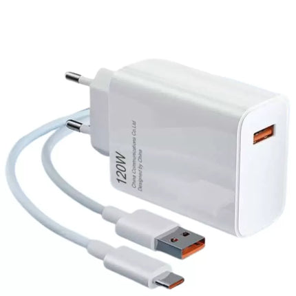 Turbo Hızlı Şarj Destekli 120W USB-C Şarj Seti