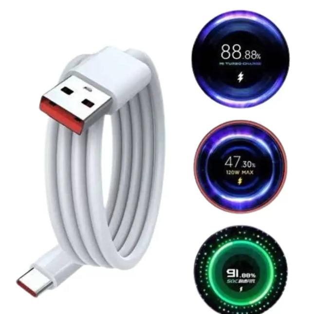 Turbo Hızlı Şarj Destekli 120W USB-C Şarj Seti
