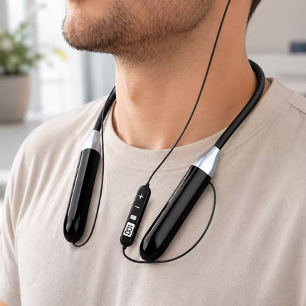 Kablosuz Bluetooth Boyun Kulaklığı Mikrofonlu Müzik Dinleme Çağrı Cevaplama Ses Kontrollü Kulak İçi Kulaklık