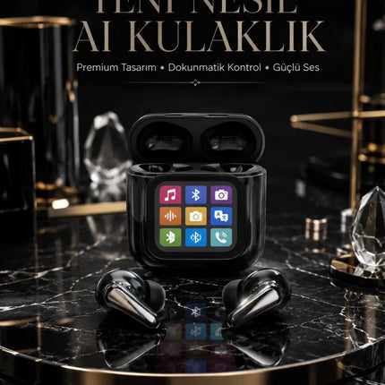 AI Bluetooth Kulaklık Akıllı Dokunmatik Kontrol Özellikli