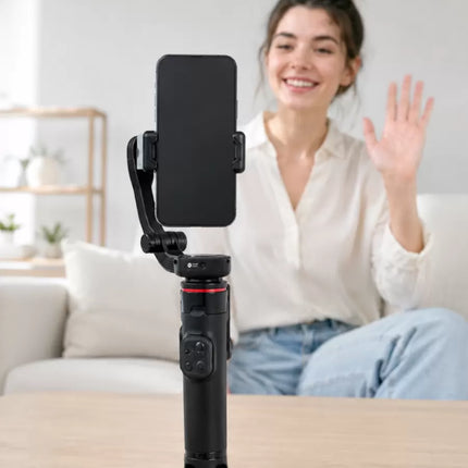 360° AI Akıllı Takipli Selfie Stick Gimbal Stabilizatör Bluetooth Kumandalı Uzayabilir Telefon Tripodu