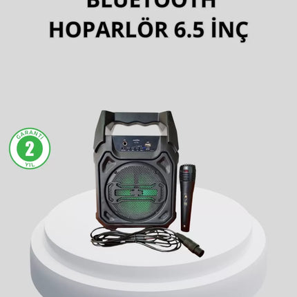 Taşınabilir Bluetooth Hoparlör – FM Radyo, USB, SD Kart ve TWS Özellikli