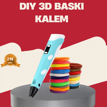 Çocuklar İçin Güvenli 3D Yazıcı Kalem