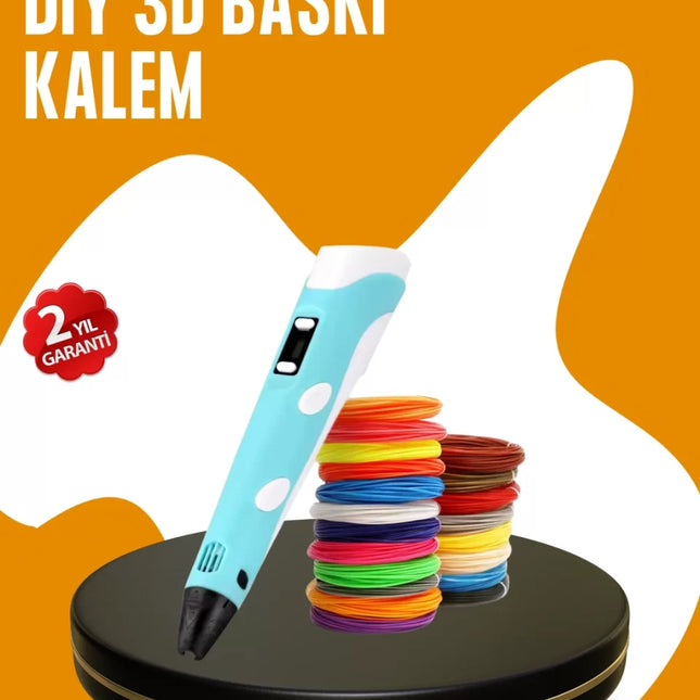 Yaratıcı Çizim ve Modelleme İçin Profesyonel 3D Yazıcı Kalem