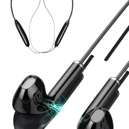 Kablolu Kulak İçi Bluetooth Kulaklık 100 Saat ANC Özellikli Boyun Bantlı