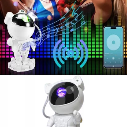 Projeksiyon Astronot Lamba Speaker Sevimli Astronot Bluetooth Hoparlör Yeni Nesil