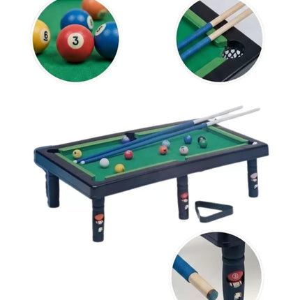 Mini Bilardo Masası Oyuncak Seti Çocuklar İçin Eğlenceli Masa Oyunu
