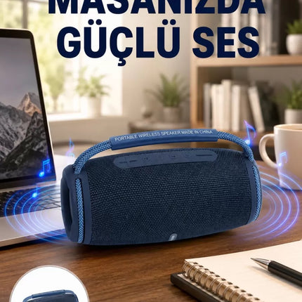 Dış Mekan Uyumlu IPX5 Suya Dayanıklı Kablosuz Hoparlör Yeni Nesil