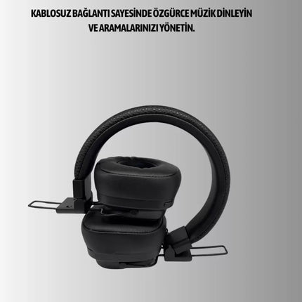 Ergonomik Konforlu Kablosuz Kulak Üstü Bluetooth Kulaklık Yeni Nesil
