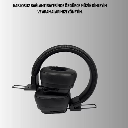 Deep Bass Destekli Kablosuz Katlanabilir Kulak Üstü Kulaklık