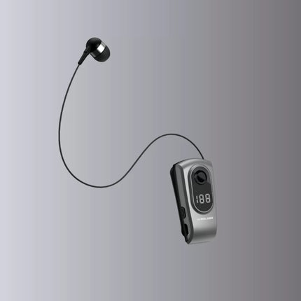 Profesyonel Bluetooth Kulaklık – Klipsli, Titreşimli, Dijital Göstergeli