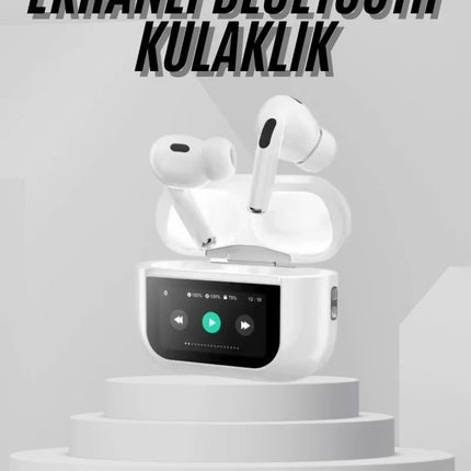 Dokunmatik Ekranlı Air Pro 2 ANC Kulaklık Kablosuz Çok Fonksiyonlu