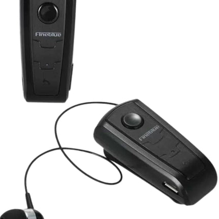 Makaralı Bluetooth Kulakiçi Yaka Kulaklığı Kablosuz Kulaklık