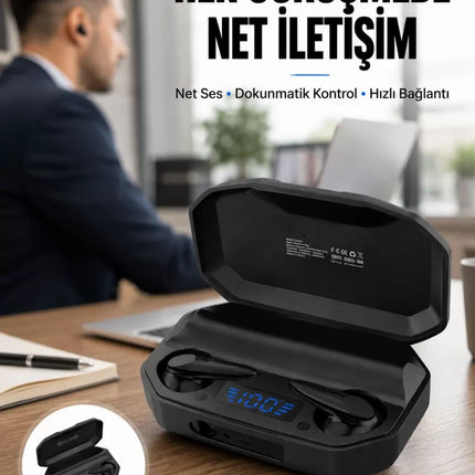 Çağrı Cevaplayabilen Akıllı Saat 5.2 Bluetooth Bağlantılı Kulaklık Yeni Nesil