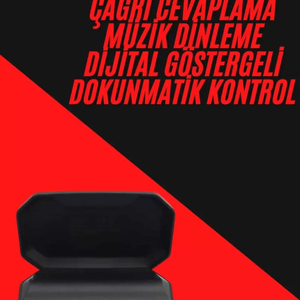 Siyah Profesyonel Kulaklık HD Mikrofonlu Çağrı Cevaplayabilen