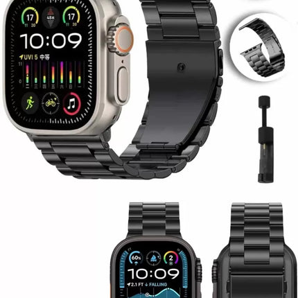 Akıllı Saat Arama Konuşma GPS ve NFC Özelliği 3 Kordonlu Amoled Ekran