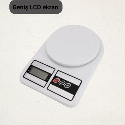 LCD Ekranlı Yüksek Hassasiyetli Dijital Mutfak Terazisi Yeni Nesil