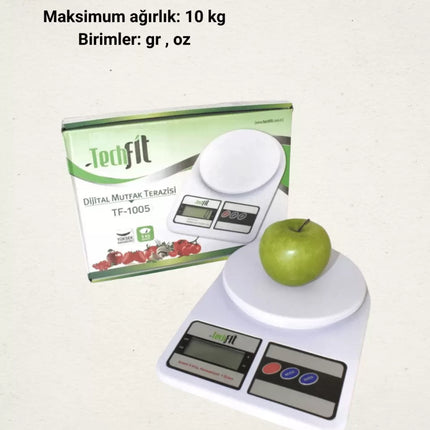 10 Kg Kapasiteli LCD Ekranlı Dijital Mutfak Tartıs Yeni Nesil