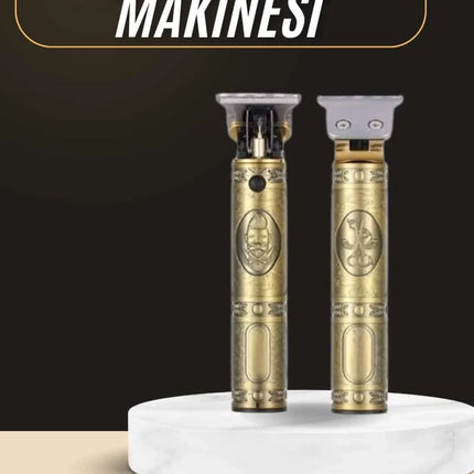 Tıraş Makinesi Şarjlı Çizik Tıraş Paslanmaz Çelik Bıçaklı 4 Taraklı