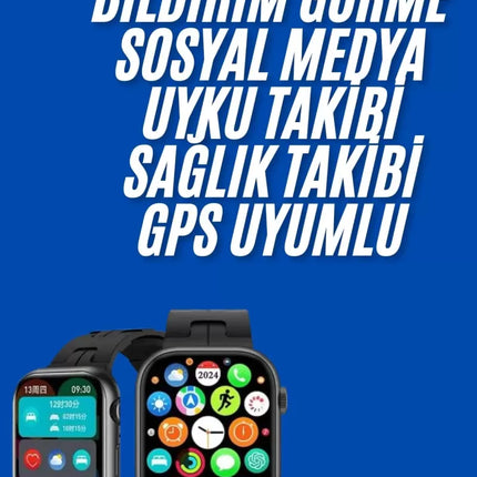 Yeni Seri Akıllı Saat Amoled Ekran Yüksek Çözünürlüklü 41 mm Kasa