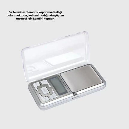 300 Gr Hassas Cep Terazisi Mavi Işıklı LCD Ekranlı Yeni Nesil