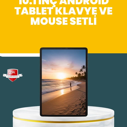 10.1 İnç IPS Ekranlı Android Tablet Bilgisayar Seti