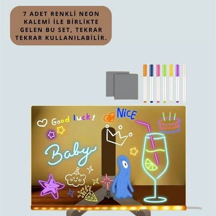 IŞIKLI YAZI TAHTASI