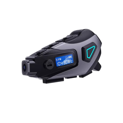 Kask İçi Bluetooth Kulaklık Kamera ve Fener Özellikli Su Geçirmez Dayanıklı Tasarım
